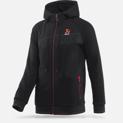 Akrapovic For Men's Corpo Zip Hoodie Black 2XL - stylish Cotton/Polyester Blend
