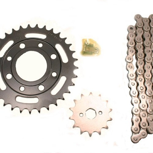 Honda Nighthawk 250, 2000 2001 2002 2003, Chain and 14/33 Sprocket Set - CB250