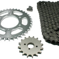 Kawasaki KZ550D, 1981, O-Ring Chain and Sprocket Set - KZ 550D, 550