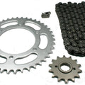 Kawasaki Ninja 250, 1986-1987, O-Ring Chain and Sprocket Set - EX250, EX