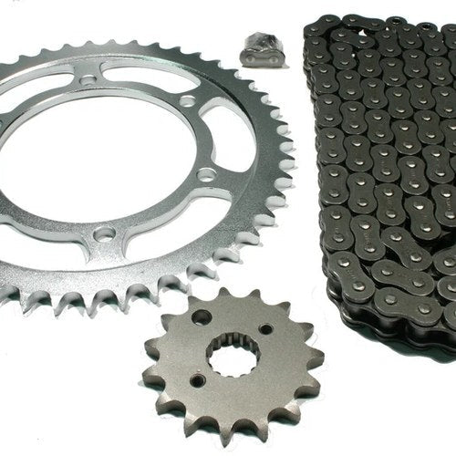 Kawasaki Ninja ZX6 600, 1990-1993, O-Ring Chain & Sprocket Set; ZX600D