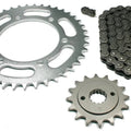Kawasaki Zephyr 550, 1990-1991, Chain and 16/41 Sprocket Set - ZR550