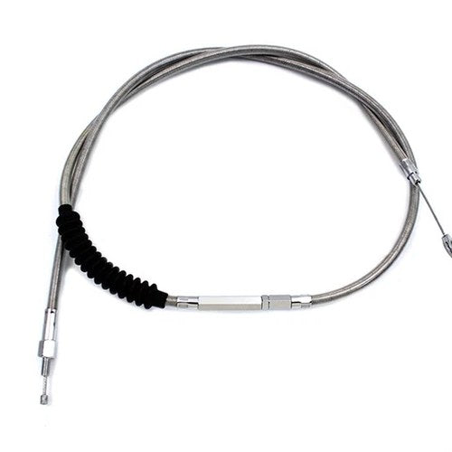 62.69 inch Braided Stainless Steel Clutch Cable for Harley-Davidson