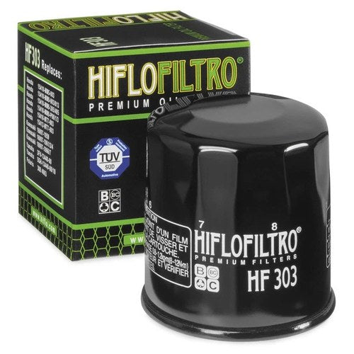 Hiflo Oil Filter Black #HF303 fits Kawasaki/Honda/Yamaha