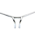 8-1/2 inch Curved Riser Bar Handlebar with Indents for Harley-Davidson