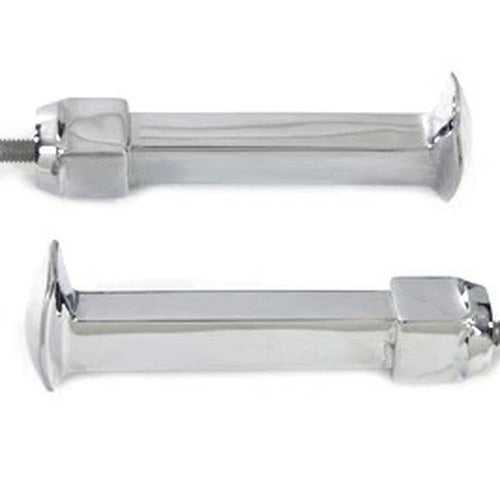 Chrome Railroad Style Footpeg Set for Harley-Davidson