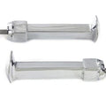 Chrome Railroad Style Footpeg Set for Harley-Davidson