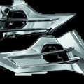 Kuryakyn Louvered Battery Box Covers For 12-17 Honda GL1800 Chrome