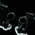 Kuryakyn Longhorn Offset Peg Mounts With 1-1/4inch Clamp Black