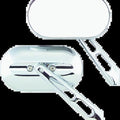 Kuryakyn For Magnum Mirrors Small Flat Glass Chrome