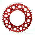 Renthal For 96-02 Honda CR80RB Rear Grooved Sprocket - Red 420-55P Teeth