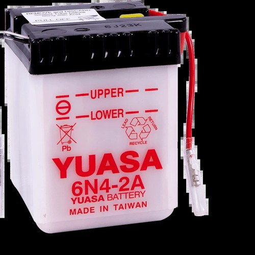 Yuasa For 6N4-2A Conventional 6 Volt Battery