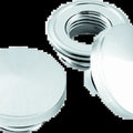 Bikers Choice 82-Up Chrome Pointed Gas Cap Set With Paint Savers