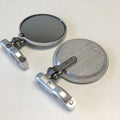 Crg Hindsight Folding For 3 In. Round Bar-End Mirror Right - Silver