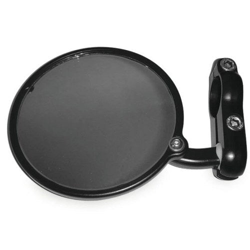 Crg Hindsight For 3 In. Round Bar-End Mirror Left - Black