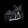 Vance & Hines For HD Sportster 14-22 Twin Slash 3In Pcx Slip-On Exhaust