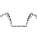Mcm 20124 10 Inch For Z-Bar Handlebar With Wiring Indents And Holes - Chrome