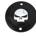V-Twin For 78284B Skull Ignition System Cover - 2-Hole Black Finish