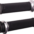 Odi Ruffian Grips Black/Silver #V30HCWB-S Harley Davidson