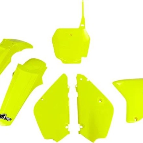 UFO Restyled Complete Plastics Kit Fluorescent Yellow for Suzuki RM85/RM85L