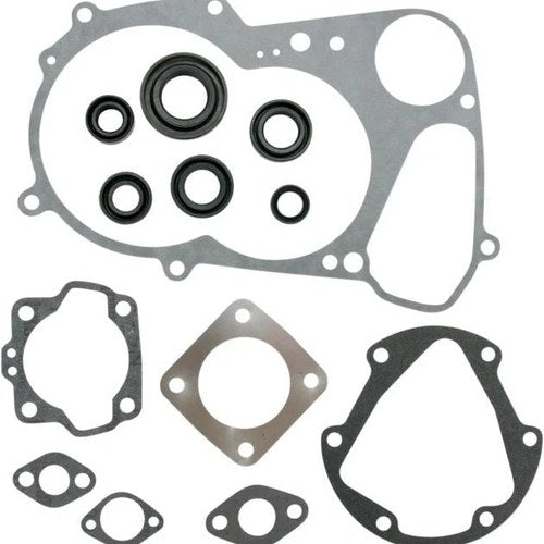Moose Complete Engine Gasket Kit w/ Oil Seals fits Suzuki/Kawasaki JR50/KDX50
