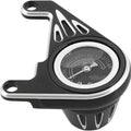 Arlen Ness Deep Cut Oil Pressure Gauge Kit Black #15-668 Harley Davidson