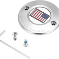 Figurati Designs 2-Hole Timing Cover US Flag Polished #FD20-TC-2H-SS