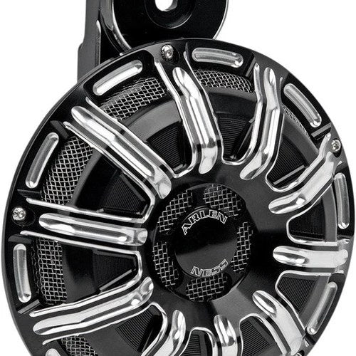 Arlen Ness 10-Gauge Horn Kit Black 70-250 for Harley-Davidson Big Twin