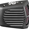 K&N Street Metal Air Intake System Shaker Black #RK-3955 Harley Davidson