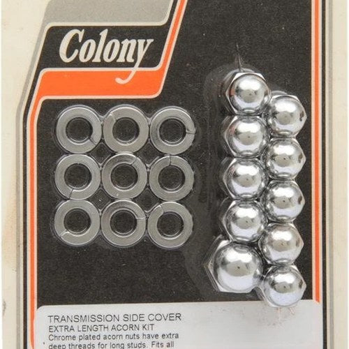 Colony Acorn Transmission Side Cover Hardware Chrome #8751-19 Harley Davidson