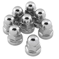 Colony Milled Hex Head Cylinder Base Nut Kit Chrome #7813-8 Harley Davidson