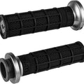 Odi Hart-Luck Signature V-Twin Lock-On Grips Black/Gun Metal #V31HTW-BH-H
