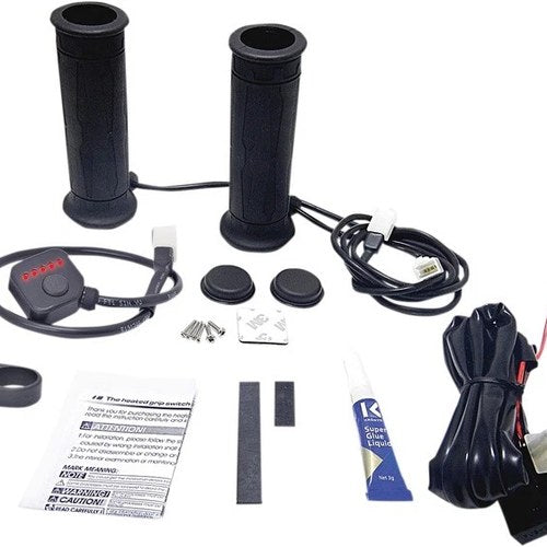 Koso 5 Level Heated Grips 1" Twist Throttle