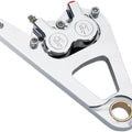 PM 4-Piston Classic Caliper for Springer Front Right 11.5" Chrome 1230-0017-CH