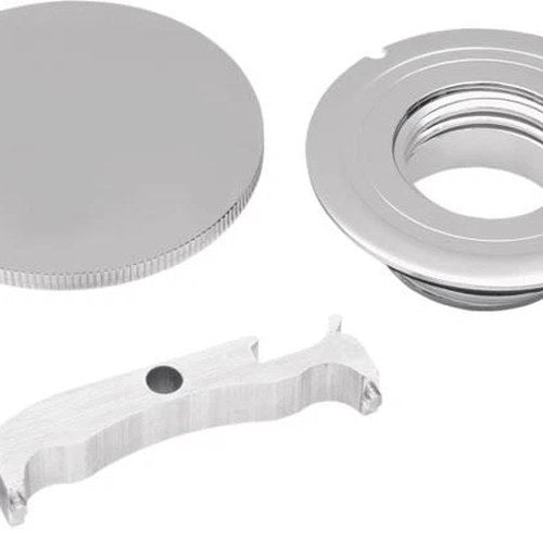 DS Low Profile Gas Cap with Paint Protector Non-Vented Left Harley Davidson