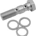 DS 3/8"-24 Dual Banjo Bolt Chrome