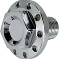 Joker Machine Steering Stem Nut Chrome #10-011C Harley Davidson Sportster