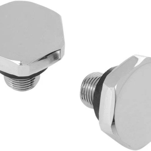 DS Upper Fork Tube Caps Chrome Harley Davidson 139079