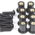 Puig Windscreen Well Nut Screw Kit Black