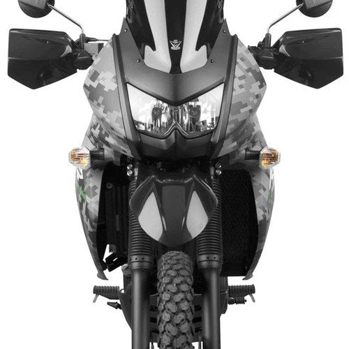 National Cycle Fairing Mount Windshield Low Dark Tint fits Kawasaki KLR650 08-17