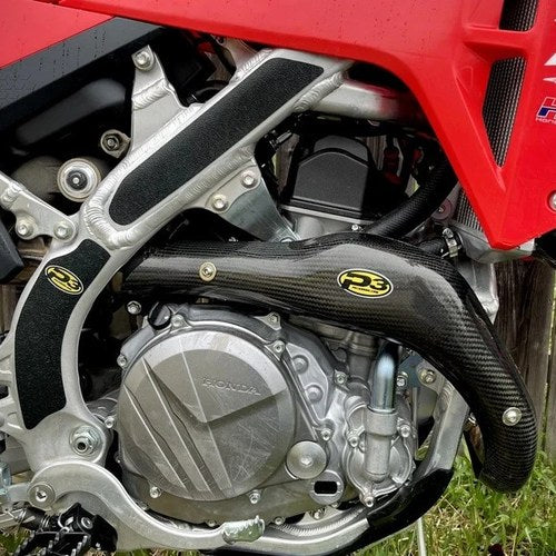 P3 MAXCoverage Carbon Fiber Heat Shield #205085 for Honda CRF450R/CRF450RX 2025
