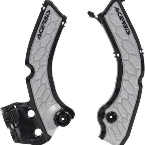 Acerbis X-Grip Frame Guards Black/Gray #2986701001 Triumph