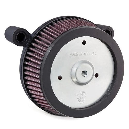 Arlen Ness Big Sucker Stage 1 Air Cleaner Naked SS Filter Black #50-572