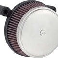 Arlen Ness Big Sucker Brushed Air Filter Kit Black #18-753 Harley Davidson