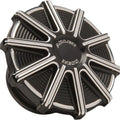 Arlen Ness 10-Gauge Gas Cap Machined Black #701-002 Harley Davidson