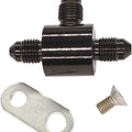 Magnum Universal Brake Line AN-3 T-Block With Bracket Black