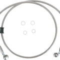 DS Braided Brake Line Kit Non-ABS Front Harley Fxdwg Dyna Wide Glide 10-16