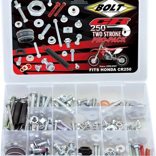 Bolt Pro-Pack Bolt Kit #CRPP-250 fits Honda CR250R 2-Stroke 2000-2007
