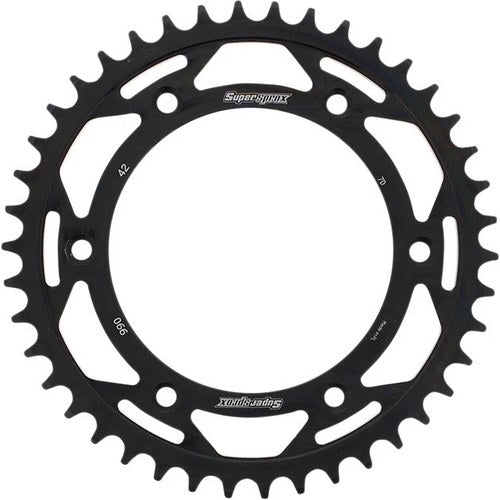 Supersprox Racing Steel Rear Sprocket 520 42T Black #RFE-990-42-BLK