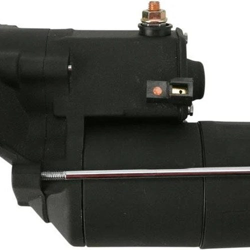 Terry Components 1.6kW Starter Motor Black Wrinkle #774594 Harley Davidson
